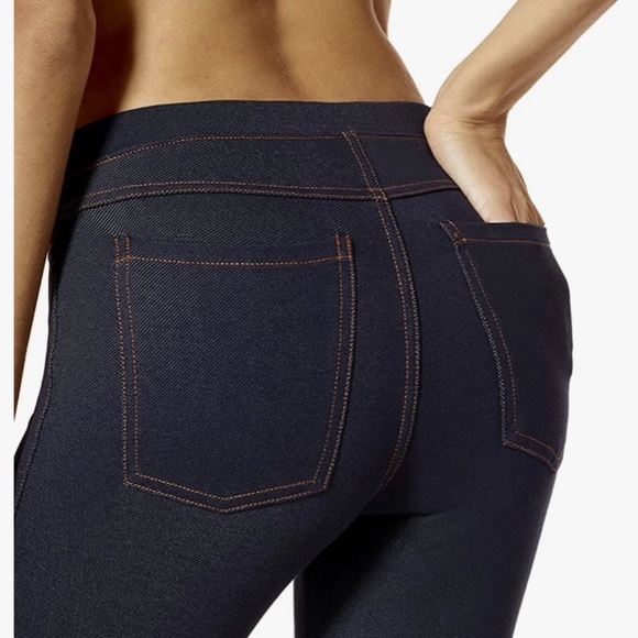 Dark wash denim leggings - Picture 3 of 7